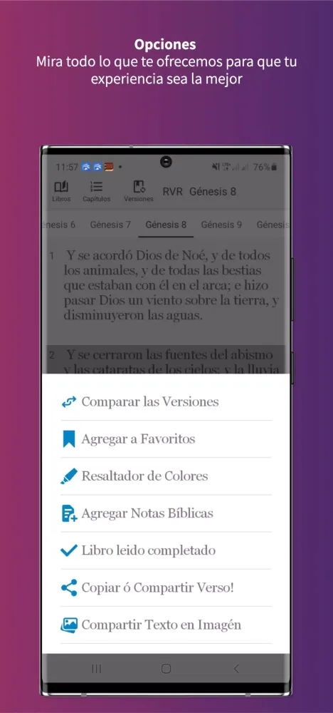 Скриншоты Biblia Varias Versiones