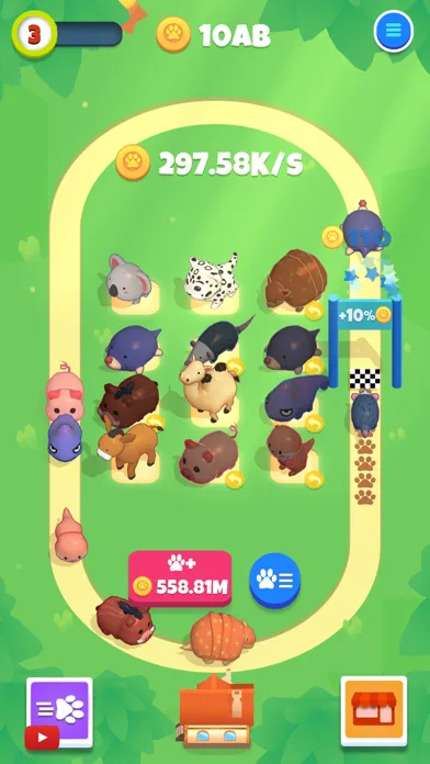 Скриншоты Pet Merge Run