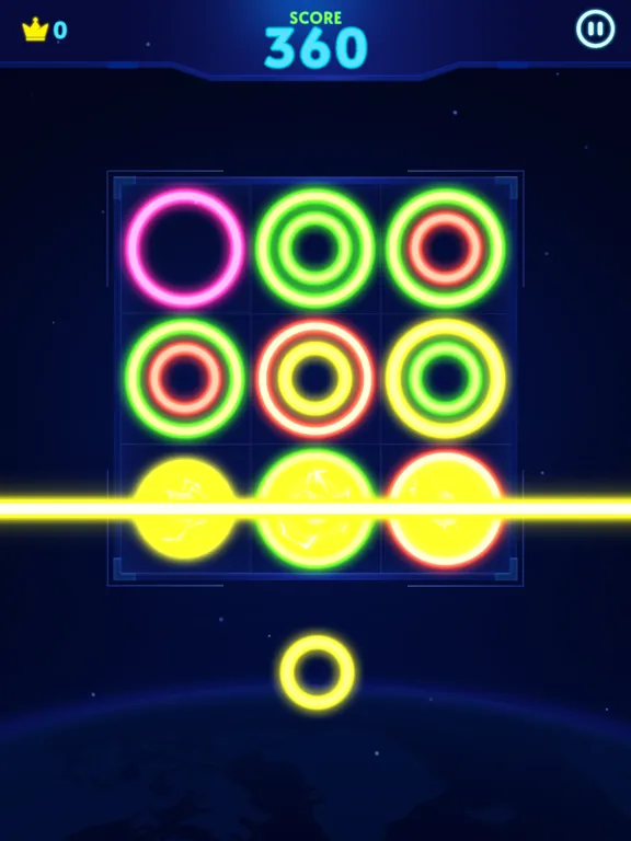 Screenshot di Glow Color Rings iPad 