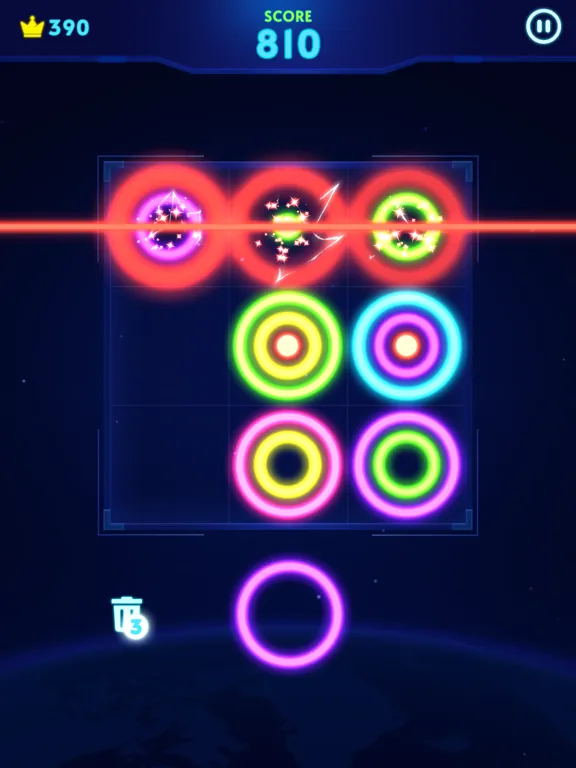 Screenshot di Glow Color Rings iPad 