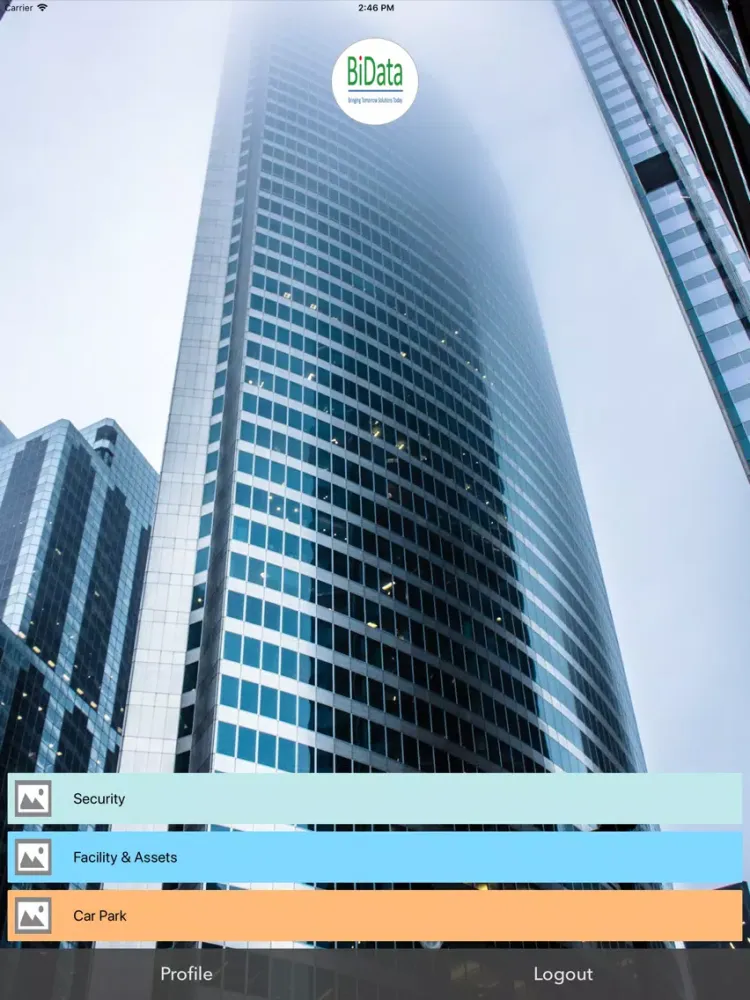 BiData Property Management iPad  Screenshots