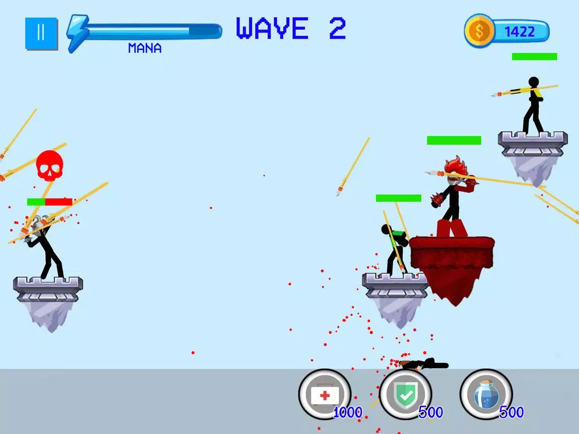 Tangkapan layar Spearman Fighting iPad 