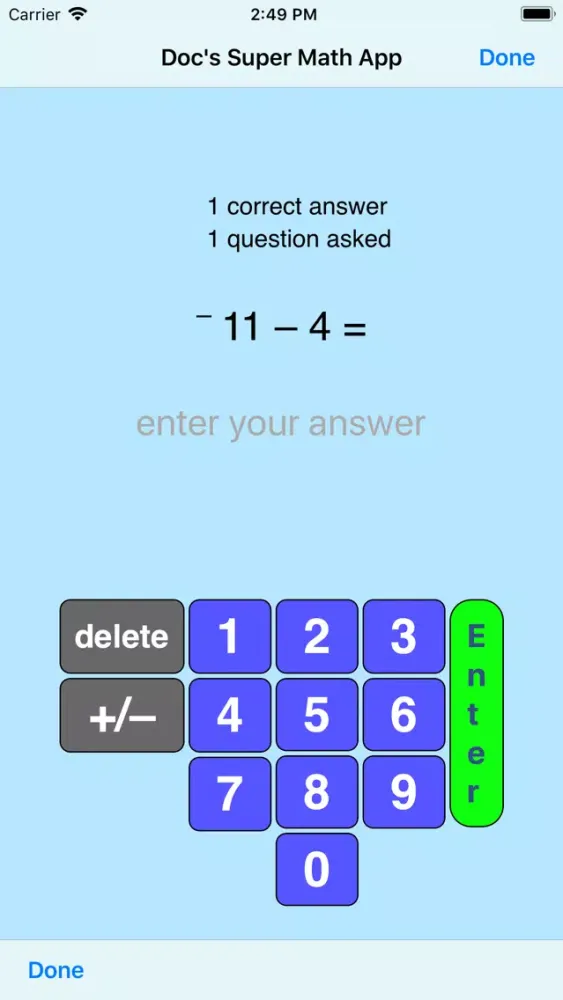 Doc's Super Math App Basic سکرین شاٹس