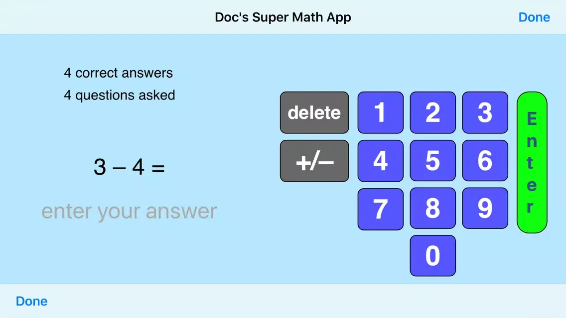 Doc's Super Math App Basic سکرین شاٹس