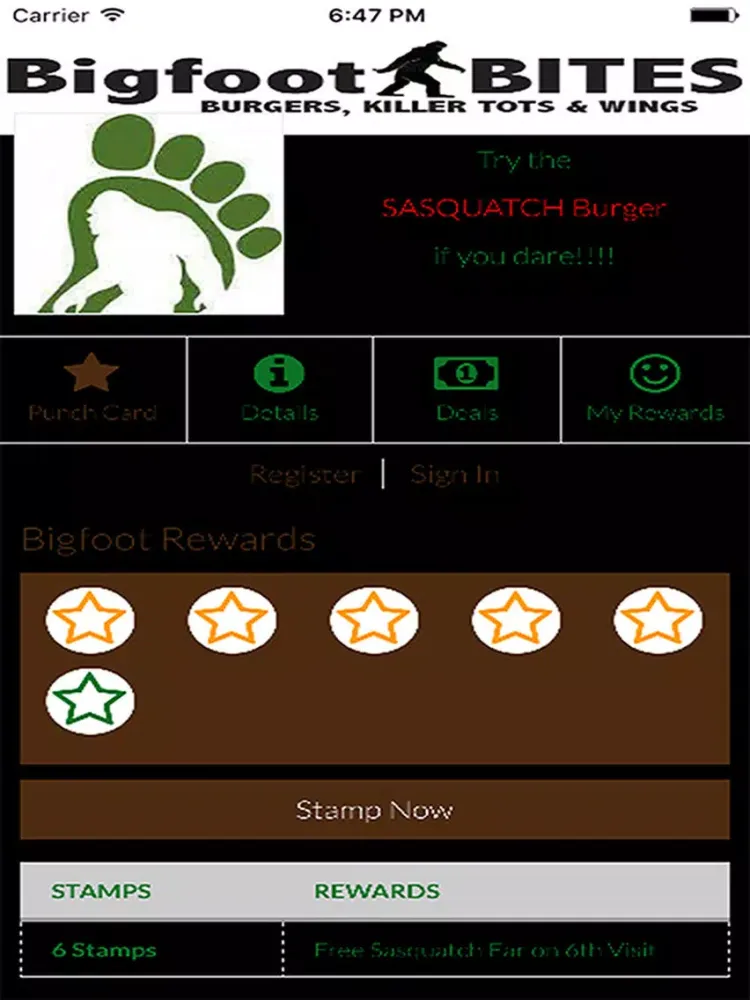Bigfoot Bites iPad  Screenshots