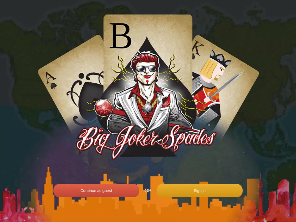 Capturas de pantalla de Big Joker Spades iPad 