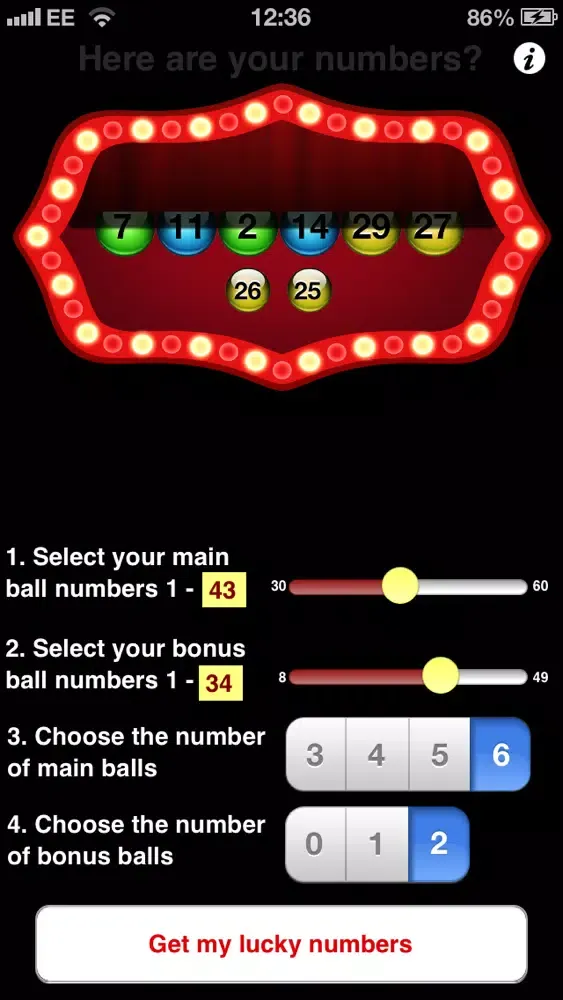 Скриншоты Lucky Numbers