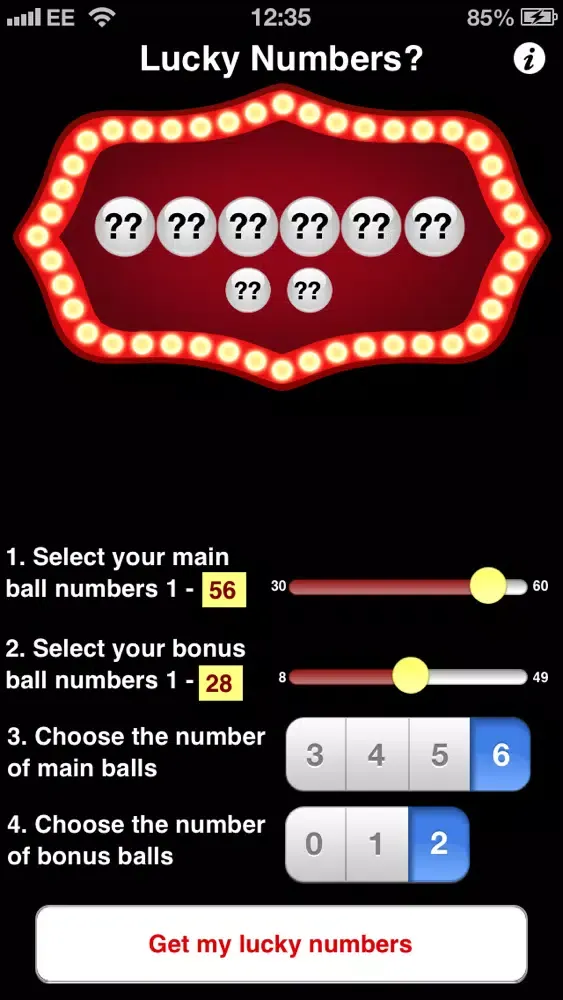 Скриншоты Lucky Numbers