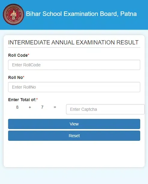 Bihar Result 2024 Screenshots