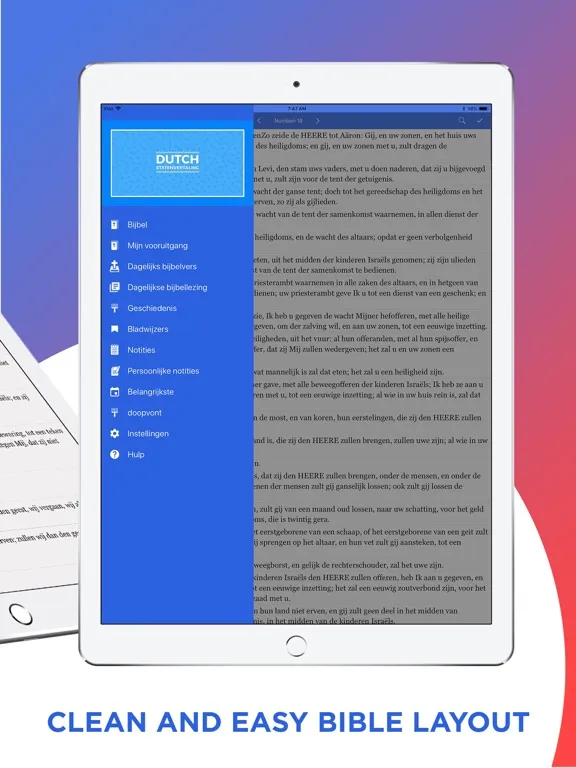 Capturas de pantalla de Statenvertaling Bijbel iPad 
