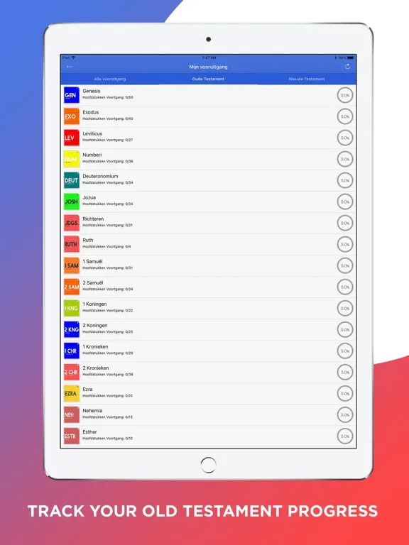 Capturas de pantalla de Statenvertaling Bijbel iPad 