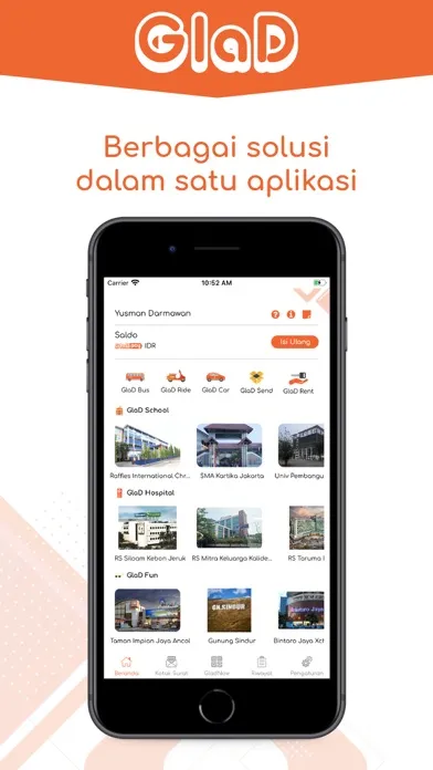 Zrzuty ekranu GlaD