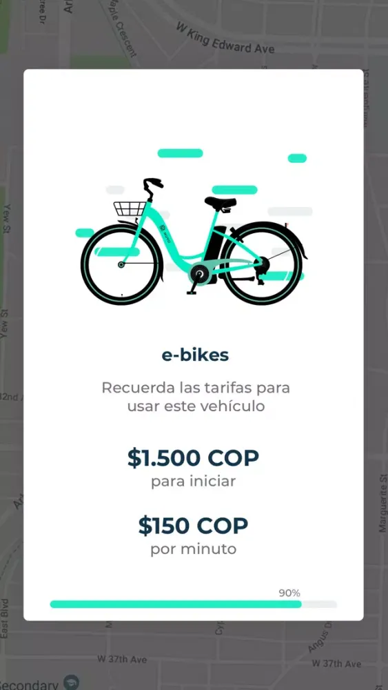 Captures d'écran de MUVO - Bicicletas Compartidas