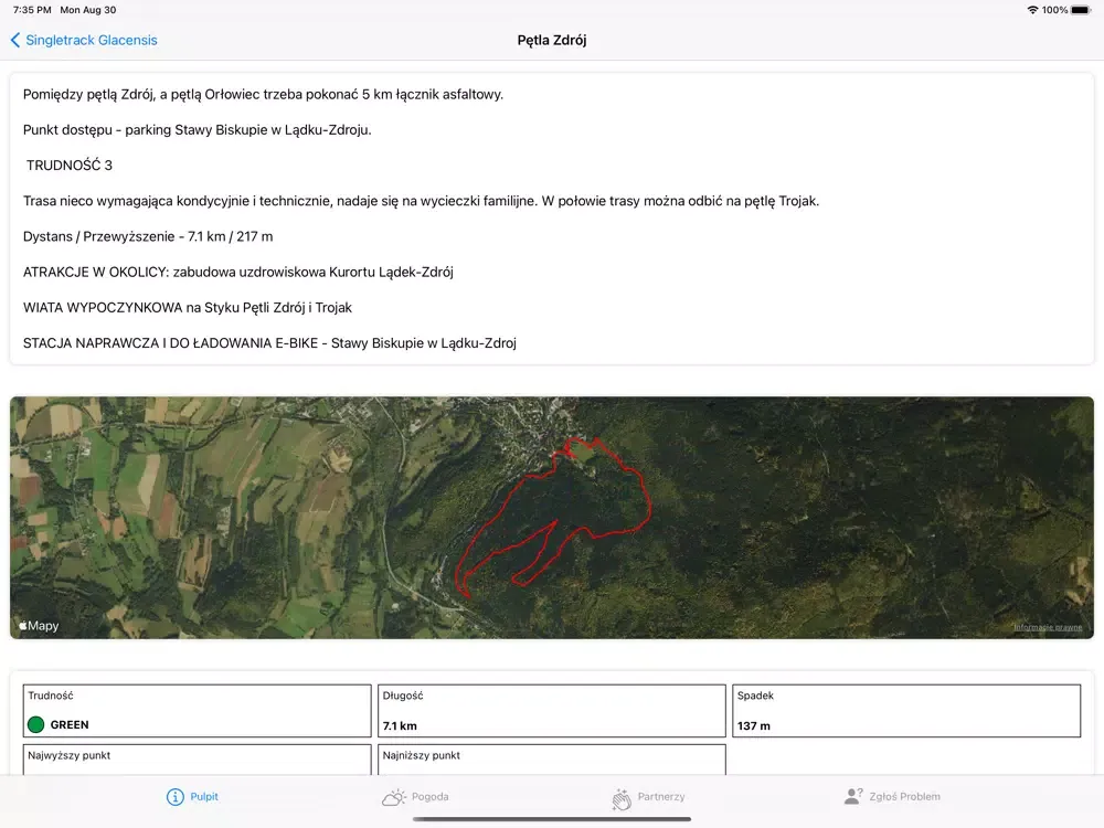 Singletrack Glacensis iPad 应用截图