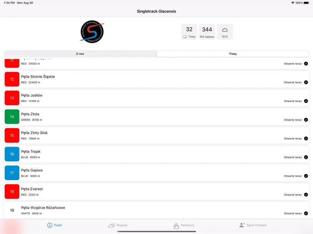 Singletrack Glacensis iPad 应用截图