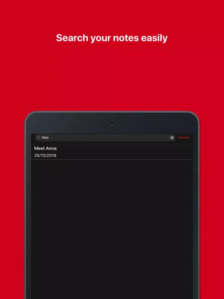 Me Note iPad 应用截图
