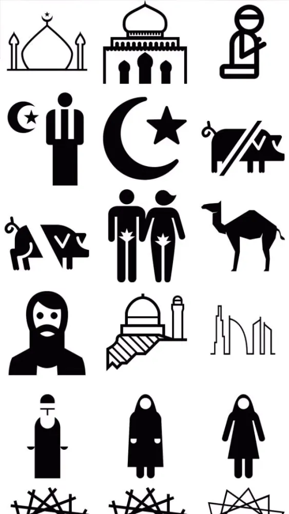 Arab Icons الرموز التعبيرية موقع স্ক্রিনশট