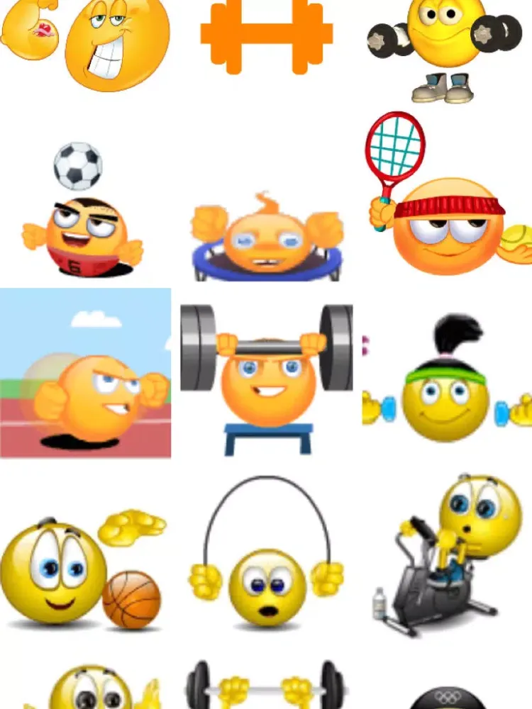 Fitness Emojis iPad  سکرین شاٹس