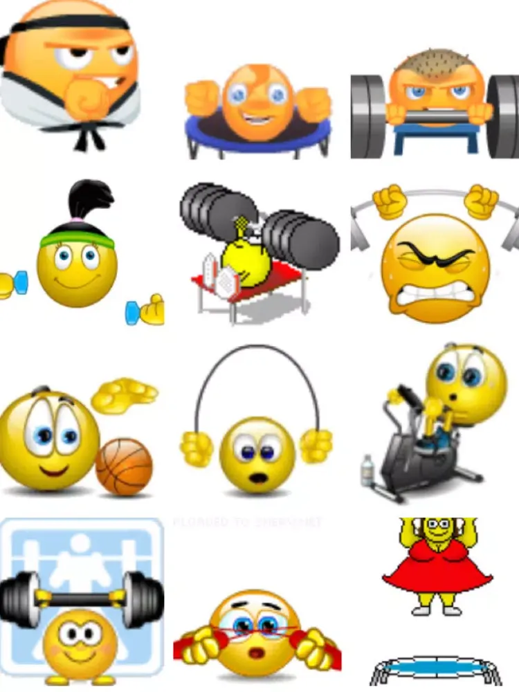 Fitness Emojis iPad  سکرین شاٹس