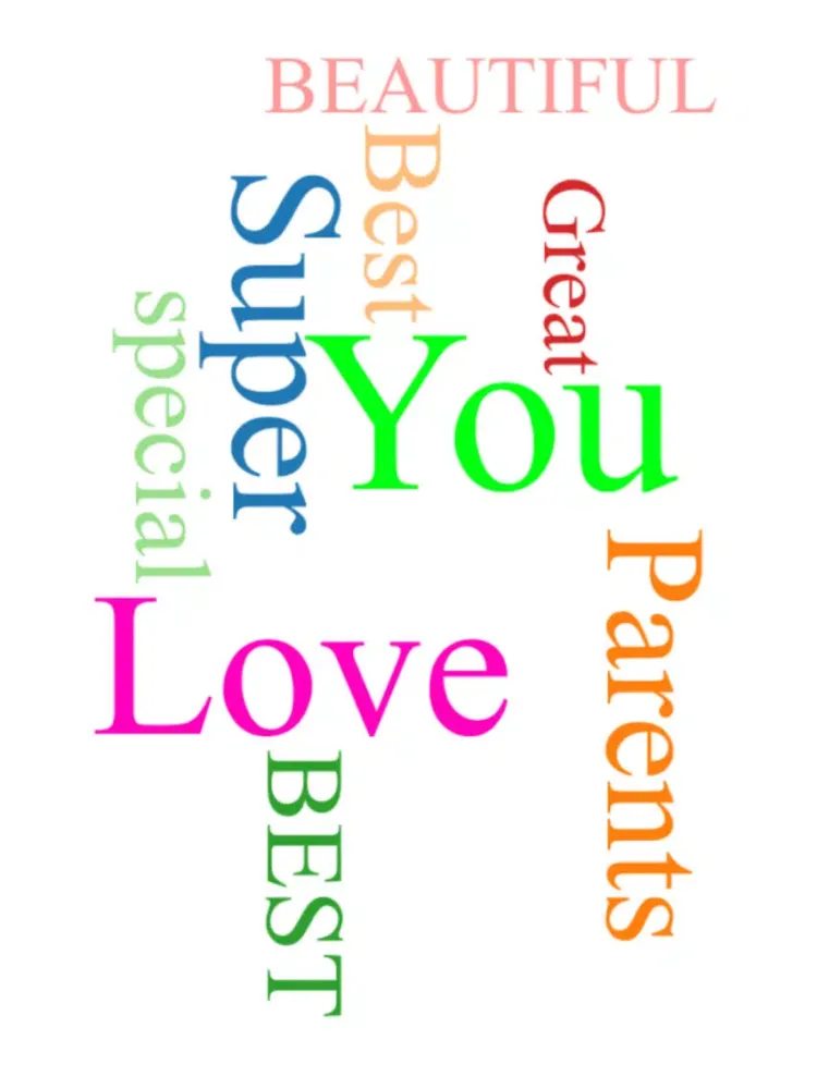 Capturas de pantalla de Create Thankful Creative Memories with Word Cloud iPad 