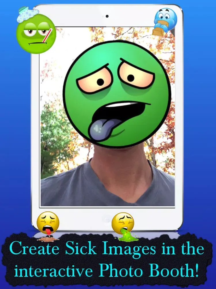 Sick Emojis & Photo Booth iPad  スクリーンショット