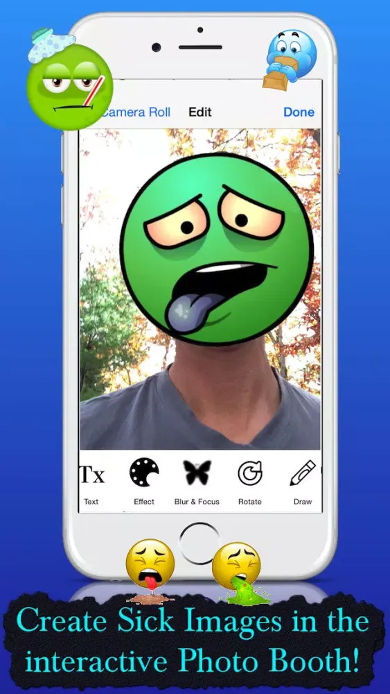 Sick Emojis & Photo Booth スクリーンショット
