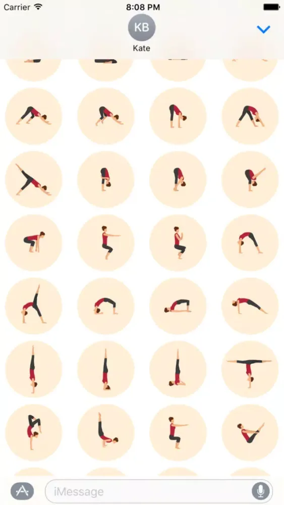 ภาพหน้าจอของ YogaMojis