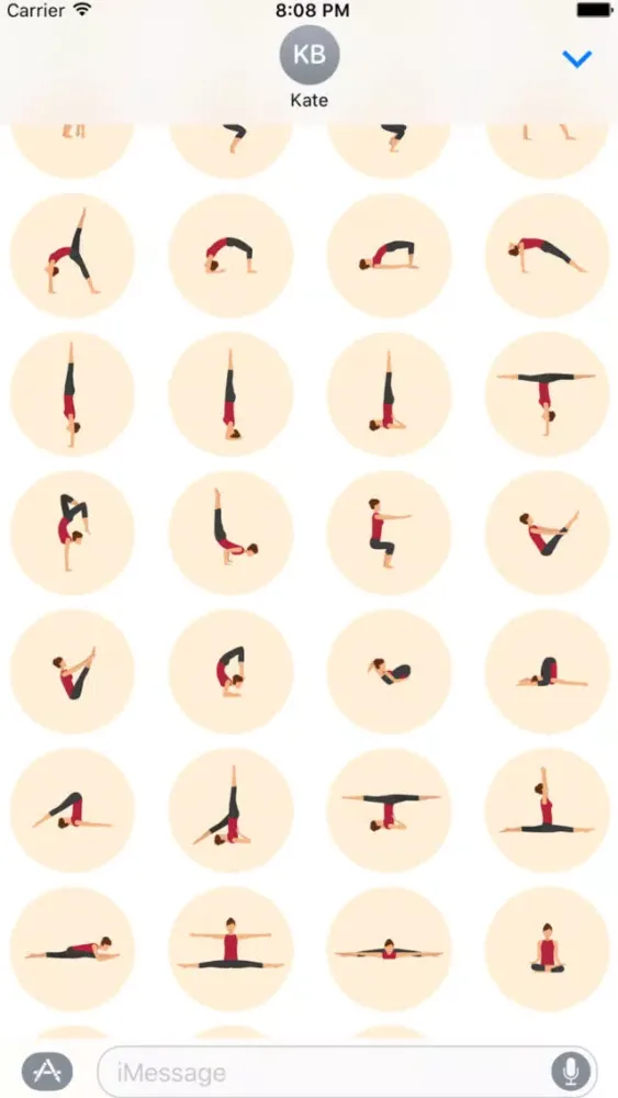 ภาพหน้าจอของ YogaMojis