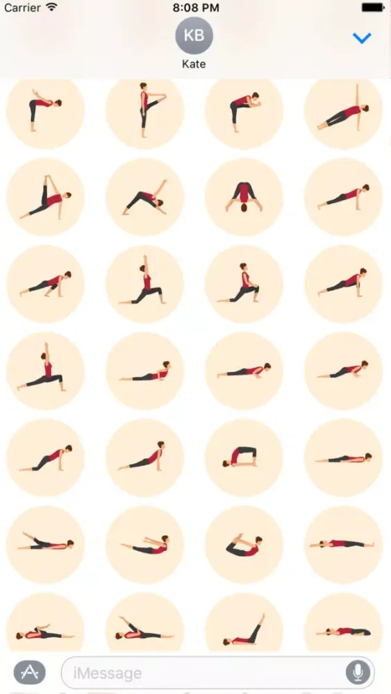ภาพหน้าจอของ YogaMojis