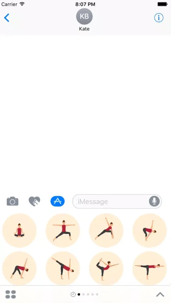 ภาพหน้าจอของ YogaMojis