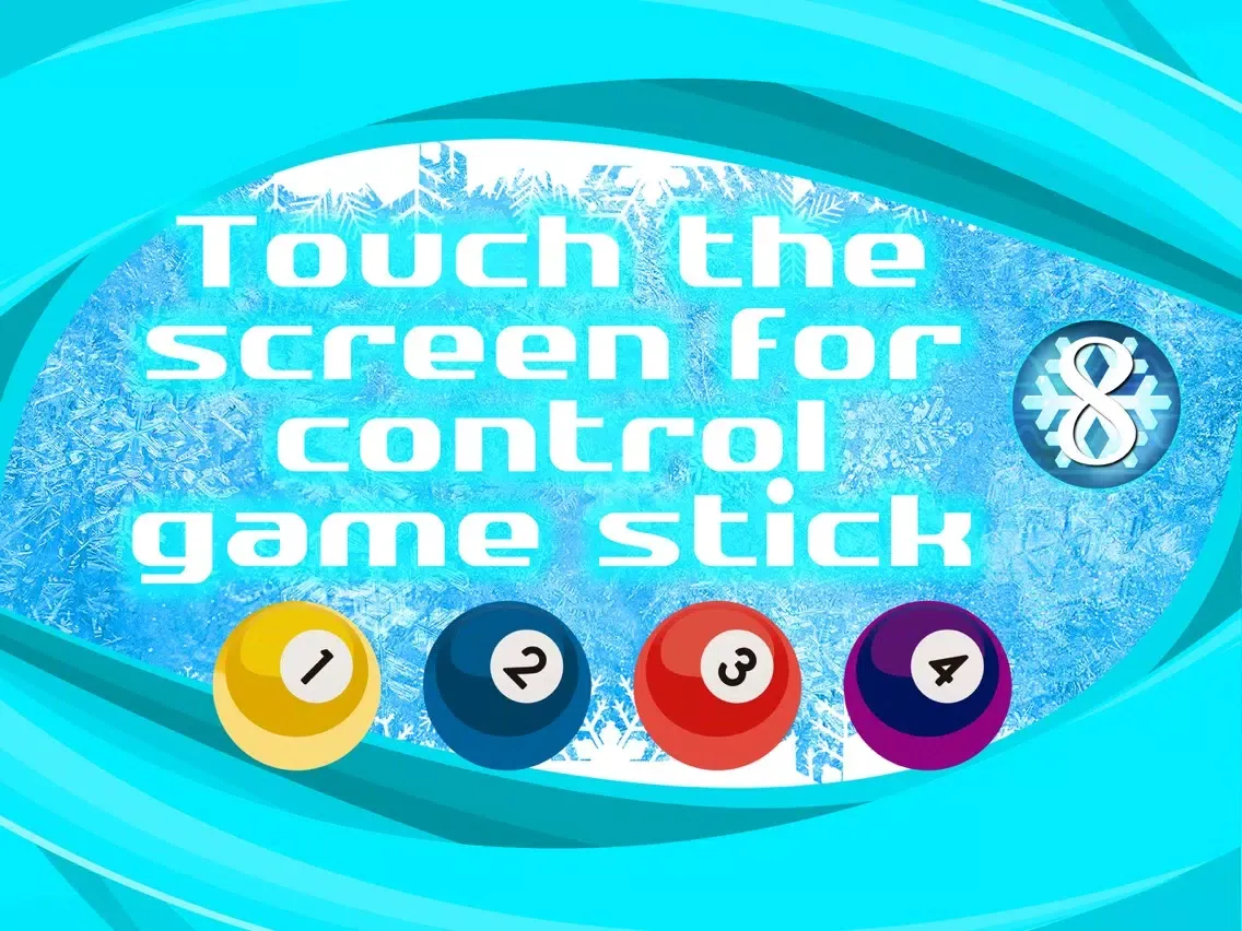 Billiard Frozen Ice Pool Game iPad  स्क्रीनशॉट