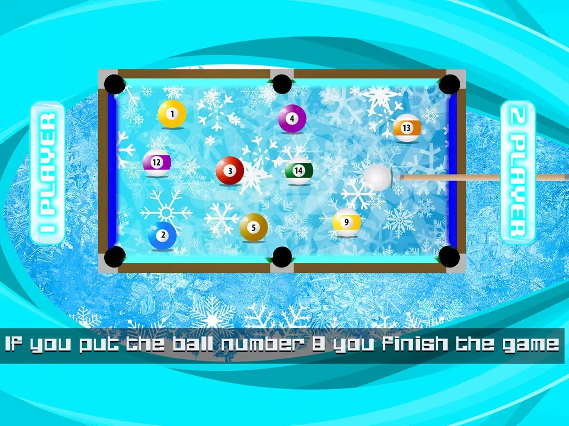 Billiard Frozen Ice Pool Game iPad  स्क्रीनशॉट