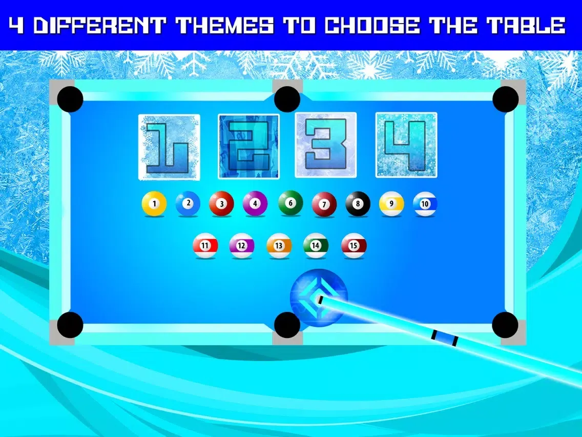 Billiard Frozen Ice Pool Game iPad  स्क्रीनशॉट