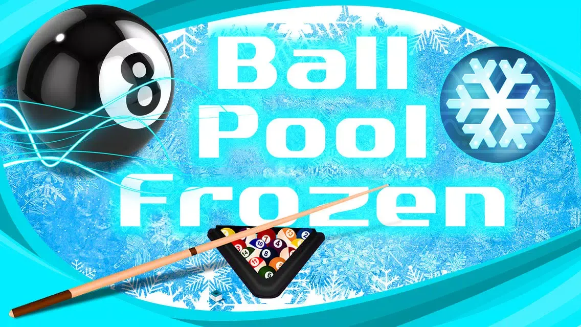Billiard Frozen Ice Pool Game स्क्रीनशॉट