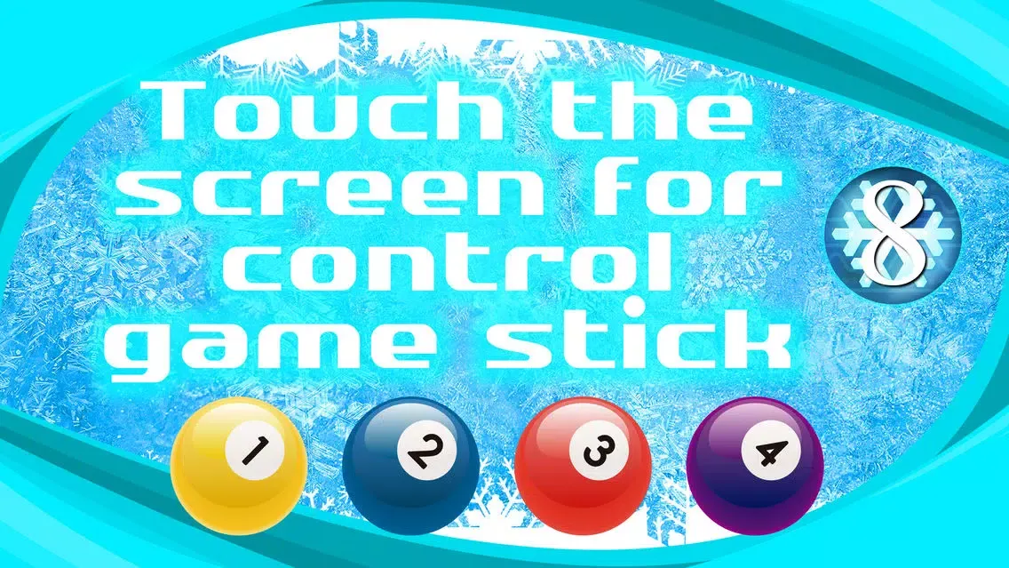 Billiard Frozen Ice Pool Game स्क्रीनशॉट