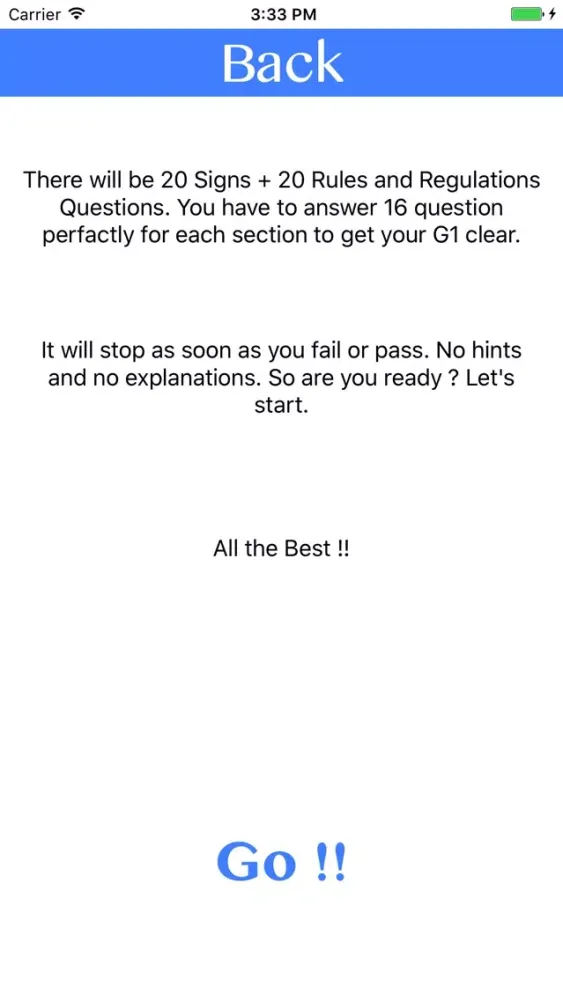 G1 Practice Questions应用截图