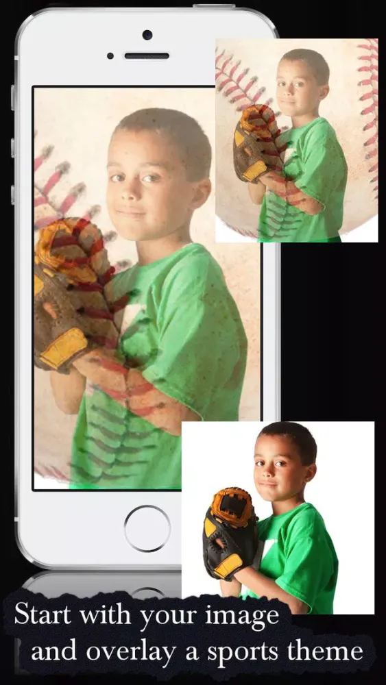 Tangkapan layar Sports Overlays - Blend sport textures into your photos
