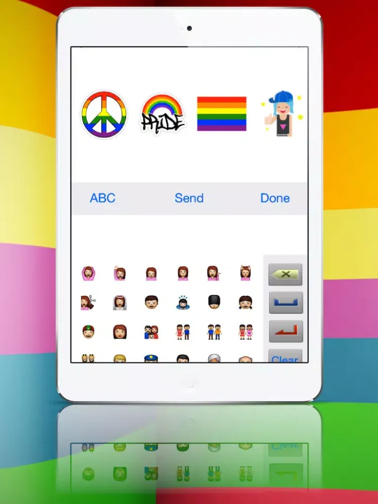 #Emojis iPad  Screenshots