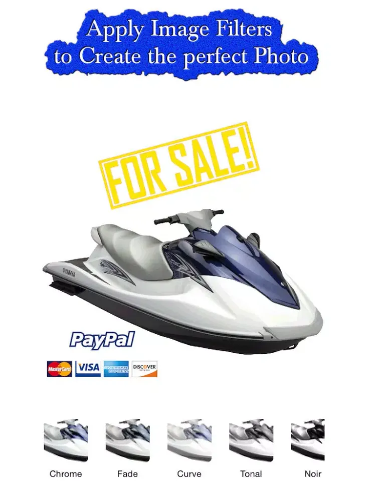 Classified Ad Photo Pro - Quickly create Eye-Catching pictures for Craigslist, eBay and other Online Buying and Selling Auction sites iPad 应用截图