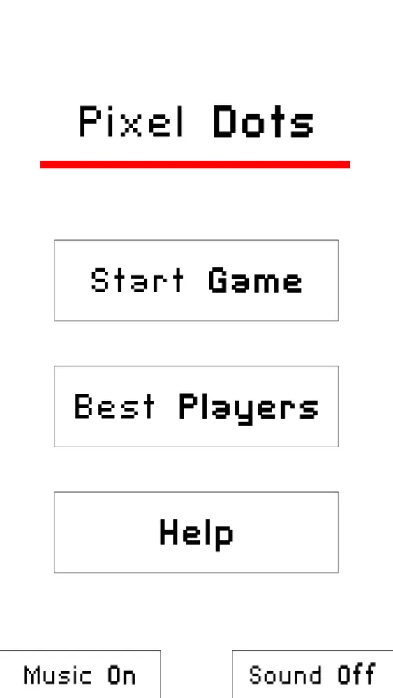 Tangkapan skrin Pixel Dots - Brain Challenge Game