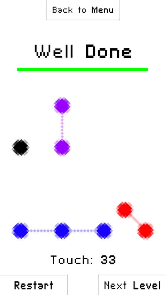 Tangkapan skrin Pixel Dots - Brain Challenge Game