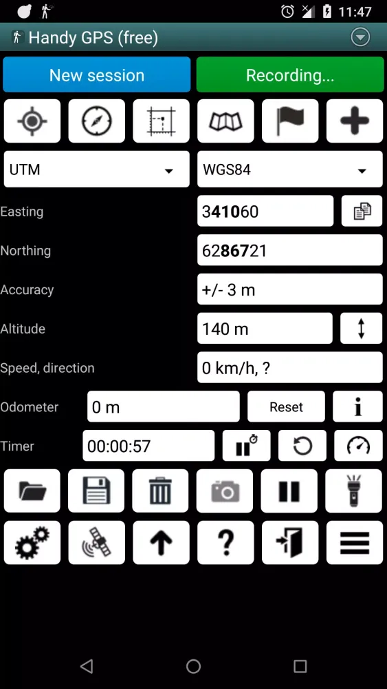 Handy GPS lite Screenshots