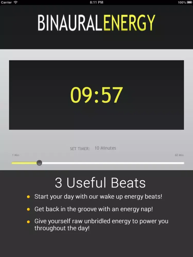 Binaural Energy - Motivation Beats iPad  Ekran Görüntüleri