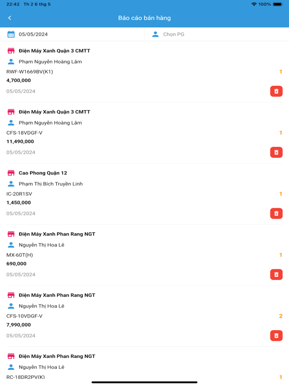 ePoints Sales iPad  Ekran Görüntüleri