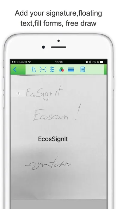 Ảnh chụp màn hình của EcoSignIt