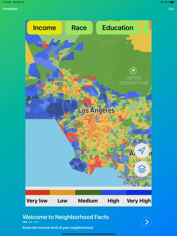 Neighborhood Facts iPad  Ekran Görüntüleri