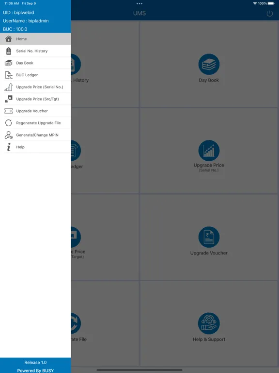 BusyUMS iPad 应用截图