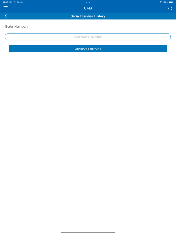 ภาพหน้าจอของ BusyUMS iPad 
