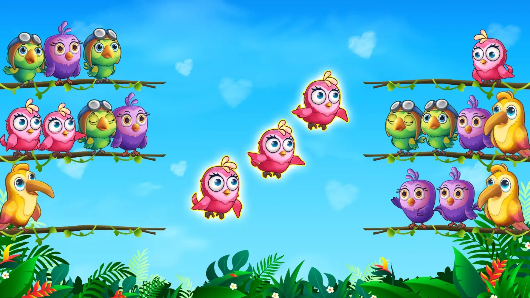 Bird Sort Puzzle应用截图