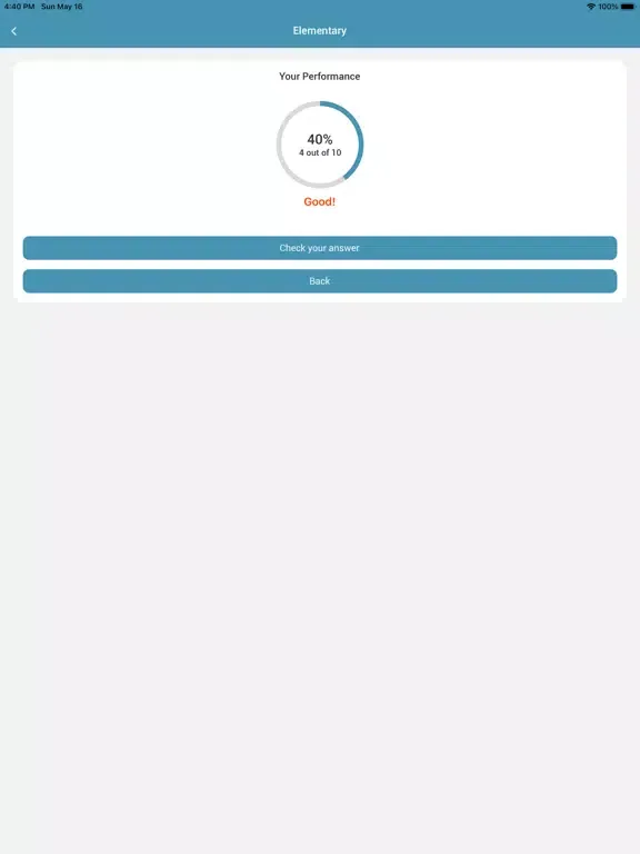 Capturas de pantalla de Smart Irregular Verbs iPad 